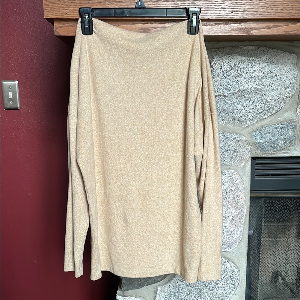Renee C Brushed Knit Boat Neck Top
